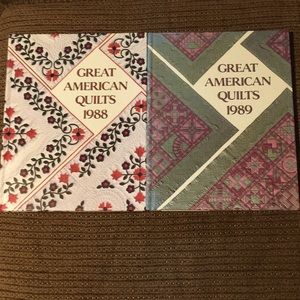 Great American Quilts 1988 and 1989 Oxmoor House Books Annuals